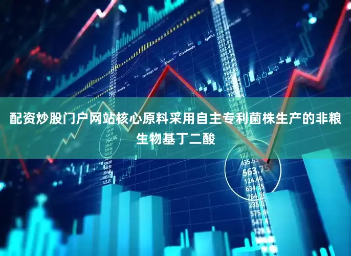 配资炒股门户网站核心原料采用自主专利菌株生产的非粮生物基丁二酸